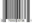 Barcode Image for UPC code 070000007361