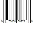 Barcode Image for UPC code 070000007798