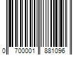 Barcode Image for UPC code 0700001881096