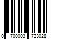 Barcode Image for UPC code 0700003723028