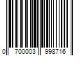 Barcode Image for UPC code 0700003998716