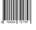 Barcode Image for UPC code 0700004721757