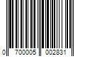 Barcode Image for UPC code 0700005002831