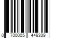 Barcode Image for UPC code 0700005449339