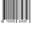 Barcode Image for UPC code 0700005834357