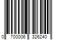 Barcode Image for UPC code 0700006326240