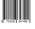 Barcode Image for UPC code 0700006647499