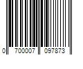 Barcode Image for UPC code 0700007097873