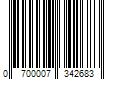 Barcode Image for UPC code 0700007342683