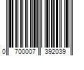 Barcode Image for UPC code 0700007392039