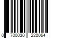 Barcode Image for UPC code 0700030220064