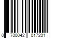 Barcode Image for UPC code 0700042017201