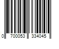 Barcode Image for UPC code 0700053334045