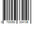 Barcode Image for UPC code 0700053334106