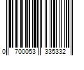 Barcode Image for UPC code 0700053335332