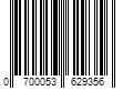 Barcode Image for UPC code 0700053629356