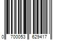 Barcode Image for UPC code 0700053629417