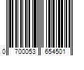 Barcode Image for UPC code 0700053654501