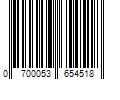 Barcode Image for UPC code 0700053654518