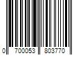 Barcode Image for UPC code 0700053803770