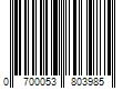 Barcode Image for UPC code 0700053803985