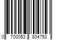 Barcode Image for UPC code 0700053804753