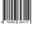 Barcode Image for UPC code 0700053843110