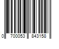 Barcode Image for UPC code 0700053843158