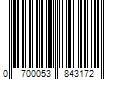 Barcode Image for UPC code 0700053843172