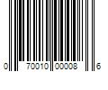 Barcode Image for UPC code 070010000086