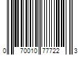 Barcode Image for UPC code 070010777223