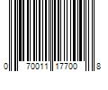 Barcode Image for UPC code 070011177008