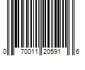 Barcode Image for UPC code 070011205916