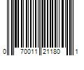 Barcode Image for UPC code 070011211801