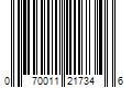 Barcode Image for UPC code 070011217346