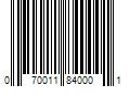 Barcode Image for UPC code 070011840001