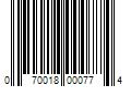 Barcode Image for UPC code 070018000774