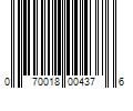 Barcode Image for UPC code 070018004376