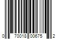 Barcode Image for UPC code 070018006752