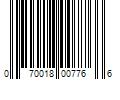 Barcode Image for UPC code 070018007766