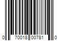 Barcode Image for UPC code 070018007810