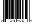 Barcode Image for UPC code 070018013606