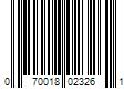 Barcode Image for UPC code 070018023261