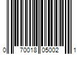 Barcode Image for UPC code 070018050021