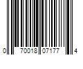 Barcode Image for UPC code 070018071774