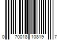 Barcode Image for UPC code 070018108197