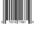 Barcode Image for UPC code 070018116819