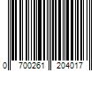 Barcode Image for UPC code 0700261204017