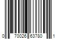 Barcode Image for UPC code 070026637801