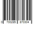 Barcode Image for UPC code 0700285870304